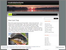 Tablet Screenshot of muskratadventures.wordpress.com