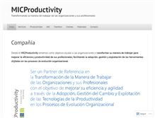 Tablet Screenshot of micproductivity.wordpress.com