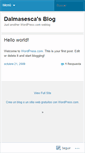 Mobile Screenshot of dalmasesca.wordpress.com