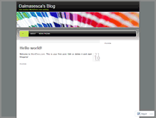 Tablet Screenshot of dalmasesca.wordpress.com