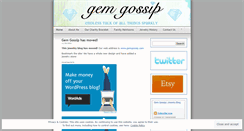 Desktop Screenshot of gemgossip.wordpress.com