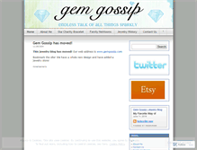 Tablet Screenshot of gemgossip.wordpress.com