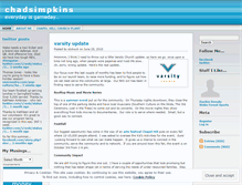 Tablet Screenshot of chadsimpkins.wordpress.com