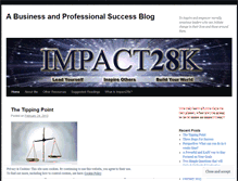 Tablet Screenshot of impact28k.wordpress.com