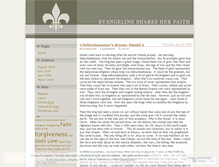 Tablet Screenshot of evangelinefaith.wordpress.com