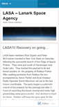Mobile Screenshot of lanarkspace.wordpress.com