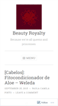 Mobile Screenshot of beautyroyalty.wordpress.com