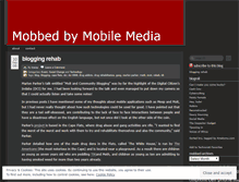 Tablet Screenshot of mobbedbymedia.wordpress.com