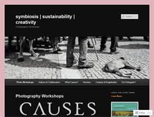 Tablet Screenshot of causesphoto.wordpress.com