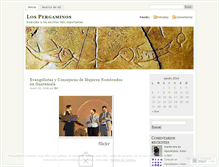 Tablet Screenshot of pergaminos.wordpress.com