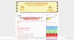 Desktop Screenshot of lyssielu.wordpress.com