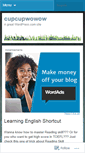 Mobile Screenshot of cupcupwowow.wordpress.com