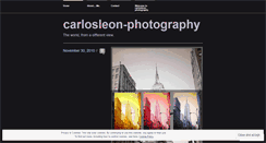 Desktop Screenshot of carlosleonphotography.wordpress.com