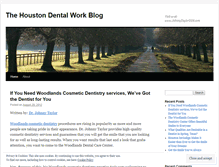 Tablet Screenshot of houstondentalwork.wordpress.com