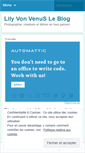 Mobile Screenshot of lilyvonvenus.wordpress.com