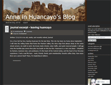 Tablet Screenshot of annainhuancayo.wordpress.com