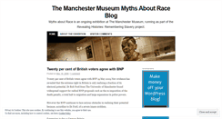 Desktop Screenshot of mythsaboutrace.wordpress.com