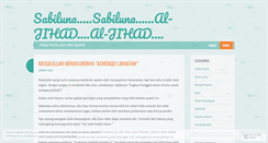 Desktop Screenshot of mujahiddien.wordpress.com