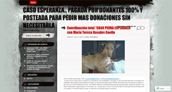 Desktop Screenshot of crueldadanimalecuador.wordpress.com