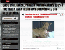 Tablet Screenshot of crueldadanimalecuador.wordpress.com