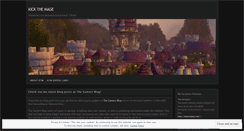Desktop Screenshot of kickthemage.wordpress.com