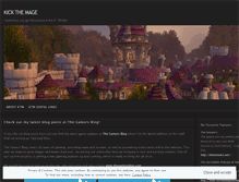 Tablet Screenshot of kickthemage.wordpress.com