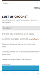Mobile Screenshot of cultofcrochet.wordpress.com