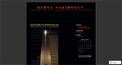 Desktop Screenshot of deryanakiboglu.wordpress.com