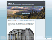 Tablet Screenshot of impact59.wordpress.com