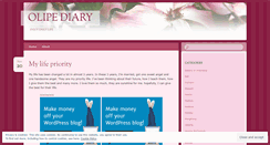 Desktop Screenshot of olipediary.wordpress.com