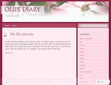 Tablet Screenshot of olipediary.wordpress.com