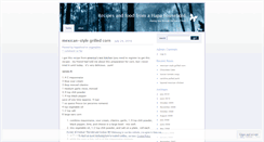 Desktop Screenshot of hapafood.wordpress.com