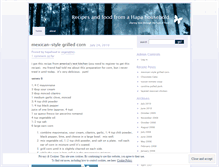 Tablet Screenshot of hapafood.wordpress.com