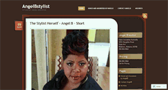 Desktop Screenshot of angelbstylist.wordpress.com
