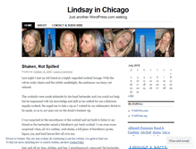 Tablet Screenshot of lindsayinchicago.wordpress.com