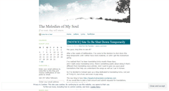 Desktop Screenshot of melodiamuse.wordpress.com