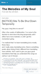Mobile Screenshot of melodiamuse.wordpress.com
