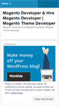 Mobile Screenshot of magentodeveloperblog.wordpress.com