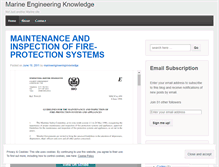 Tablet Screenshot of marineengineeringknowledge.wordpress.com