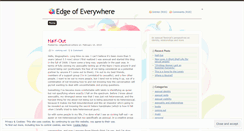 Desktop Screenshot of edgeofeverywhere.wordpress.com