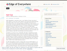 Tablet Screenshot of edgeofeverywhere.wordpress.com