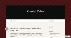 Desktop Screenshot of cablecoaxial.wordpress.com