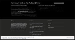 Desktop Screenshot of macaudiovideo.wordpress.com