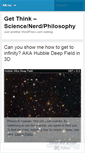 Mobile Screenshot of getthink.wordpress.com