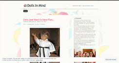 Desktop Screenshot of dollsinmind.wordpress.com