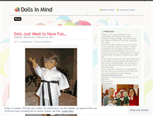 Tablet Screenshot of dollsinmind.wordpress.com