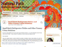 Tablet Screenshot of naturalpathweb.wordpress.com