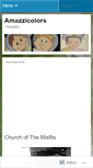 Mobile Screenshot of amazzicolors.wordpress.com