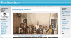 Desktop Screenshot of ekinyazin.wordpress.com