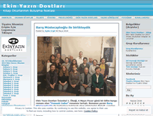 Tablet Screenshot of ekinyazin.wordpress.com